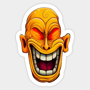 Funny Monster Face Sticker